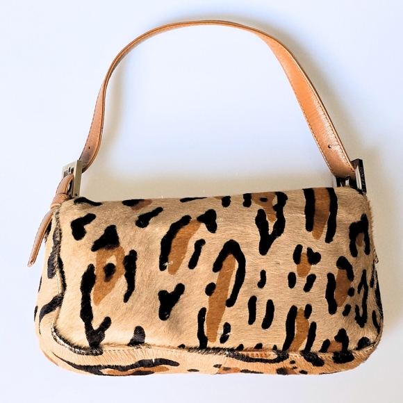 Fendi Baguette Leopard Print Pony Hair - Picture 3 of 14